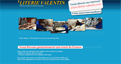 Desktop Screenshot of literie-france.com